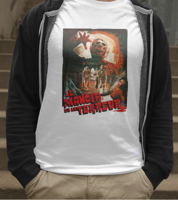 Le Manoir De La Terreur Horror Art T-Shirt
