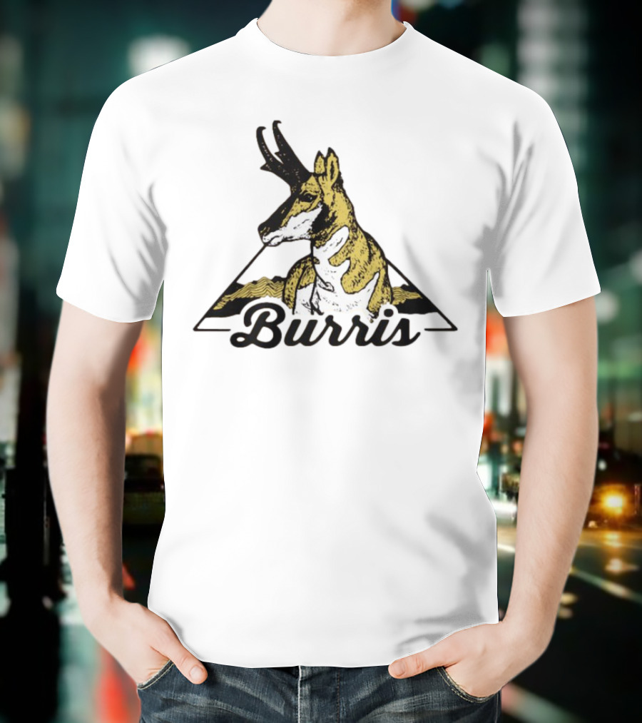 Burris 24 Antelope Triangle Retro Graphic T-Shirt