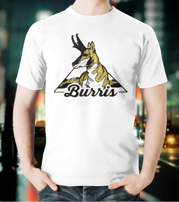 Burris 24 Antelope Triangle Retro Graphic T-Shirt