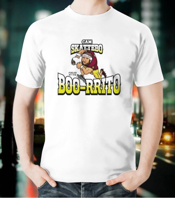 Cam Skattebo Boo-Rrito Football Tackle Motivated By Burrito T-Shirt