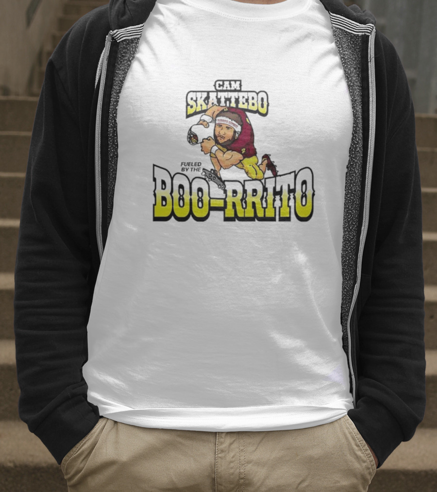 Cam Skattebo Boo-Rrito Football Tackle Motivated By Burrito T-Shirt