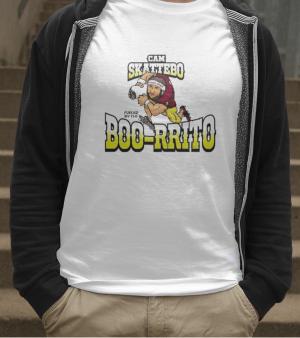 Cam Skattebo Boo-Rrito Football Tackle Motivated By Burrito T-Shirt