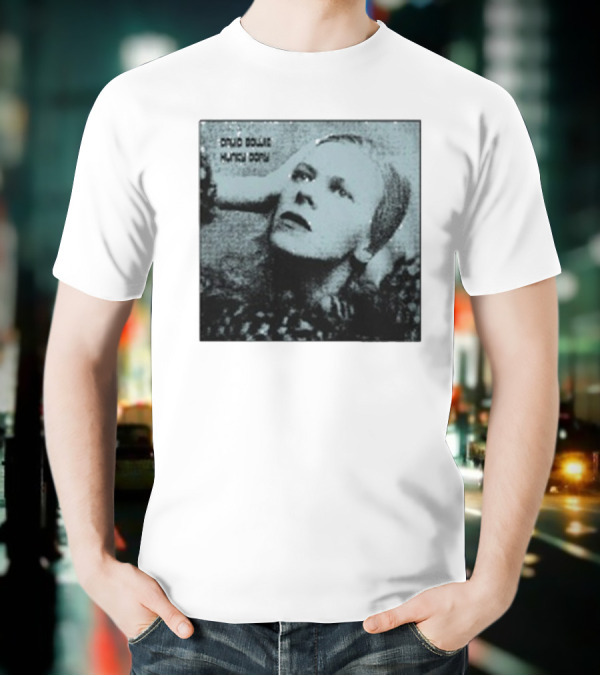 David Bowie Hunky Dory Album Cover Iconic 1971 Retro Style T-Shirt
