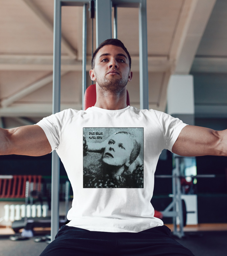 David Bowie Hunky Dory Album Cover Iconic 1971 Retro Style T-Shirt