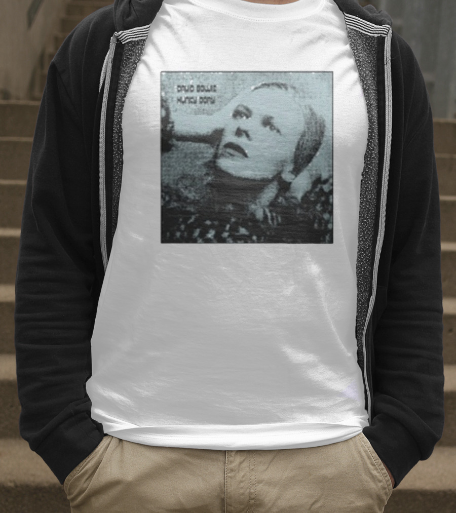 David Bowie Hunky Dory Album Cover Iconic 1971 Retro Style T-Shirt