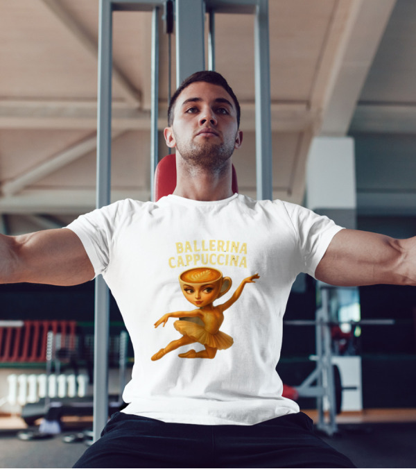 Ballerina Cappuccina Dance Meme Cappuccino Head Ballerina T-Shirt