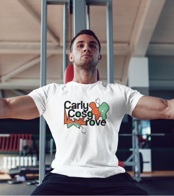 Carly Cosgrove Stacked Abstract Shapes And Text Elements T-Shirt