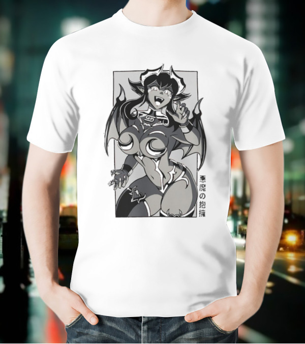Demonic Embrace Waifu 黒竜の抱擁 T-Shirt