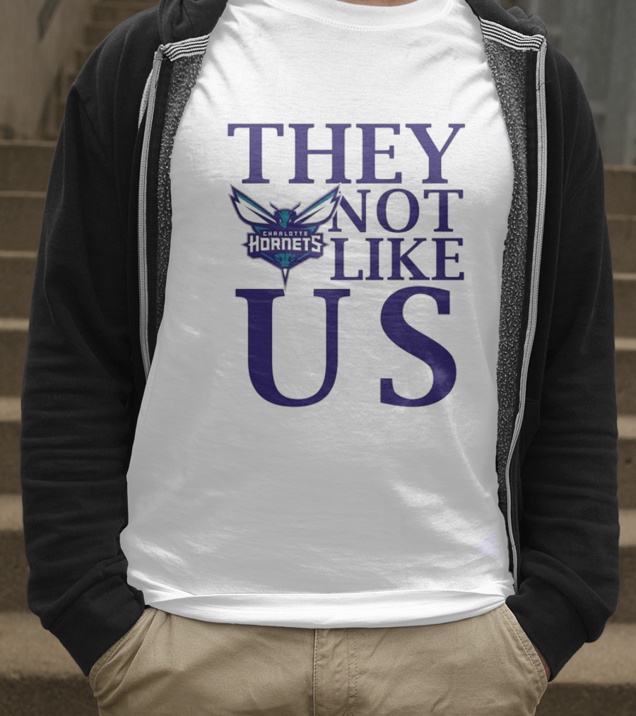 Charlotte Hornets They Not Like Us T-Shirt