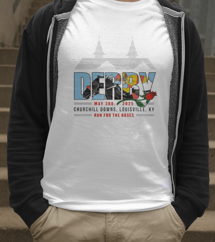 Derby May 3rd 2025 Churchill Downs Louisville KY Run For The Roses T-Shirt