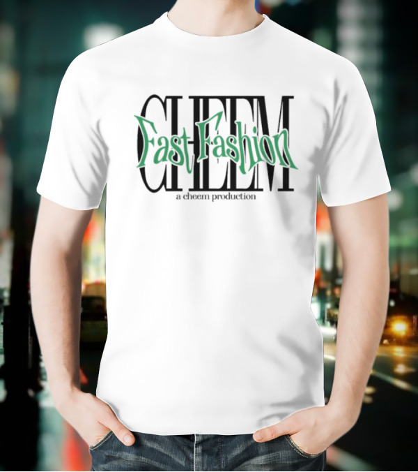 Cheem Fast Fashion A Cheem Production Text Vintage Style T-Shirt