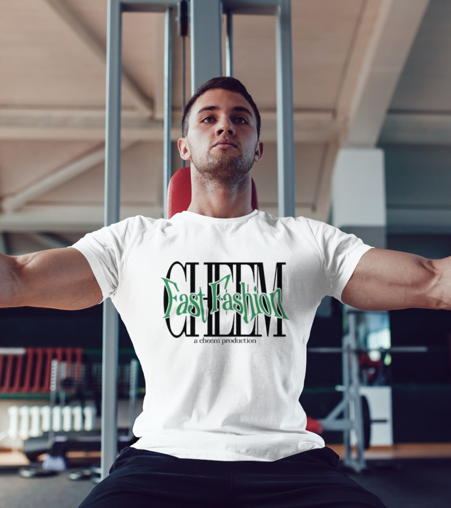 Cheem Fast Fashion A Cheem Production Text Vintage Style T-Shirt