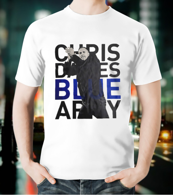 Chris Davies Blue Army Leadership And Inspiration T-Shirt