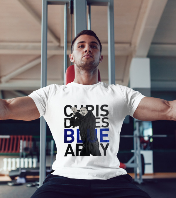 Chris Davies Blue Army Leadership And Inspiration T-Shirt