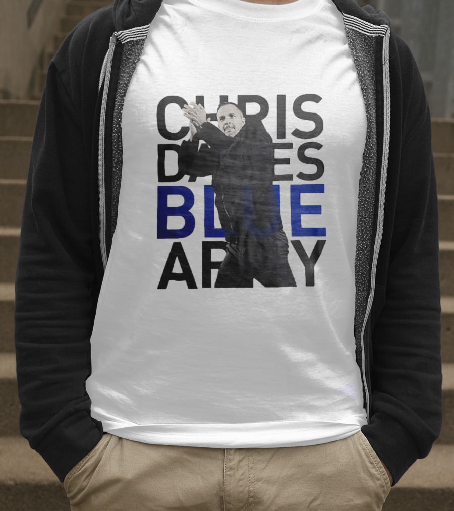 Chris Davies Blue Army Leadership And Inspiration T-Shirt