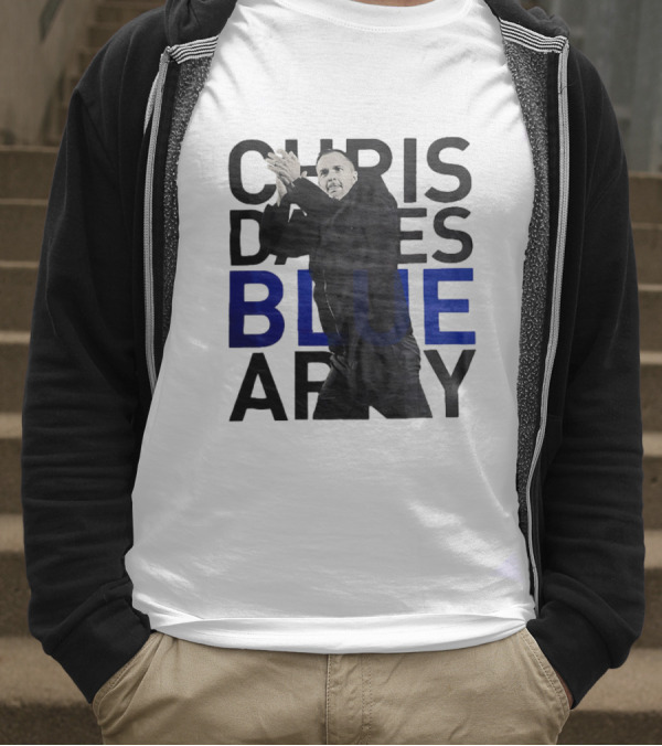 Chris Davies Blue Army Leadership And Inspiration T-Shirt