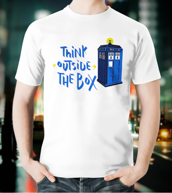 Think Outside The Box Doctor Who Tardis T-Shirt