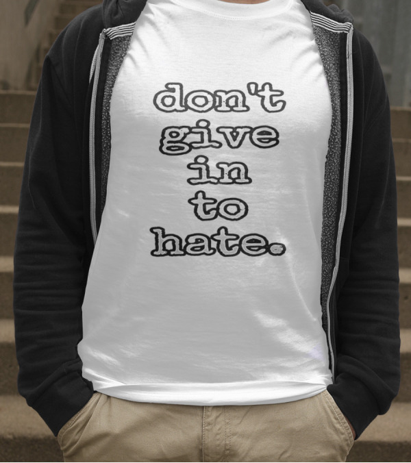 Star Wars Don't Give In To Hate Yoda Wisdom T-Shirt