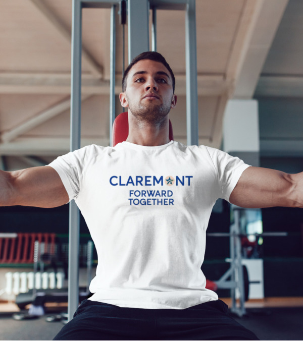 CLAREMONT Forward Together Star Circle Icon T-Shirt