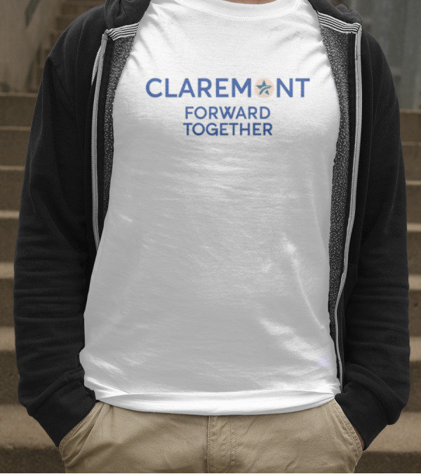 CLAREMONT Forward Together Star Circle Icon T-Shirt