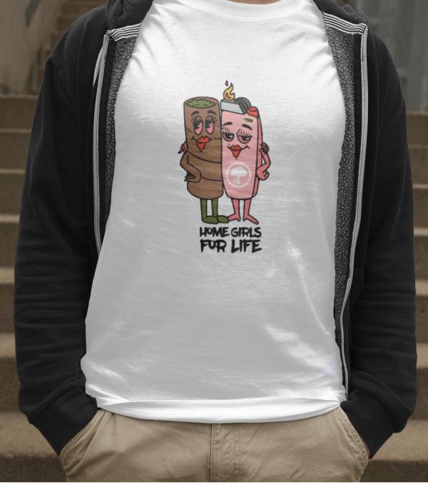 Push Trees Dope.As.Yola Home Girls For Life T-Shirt