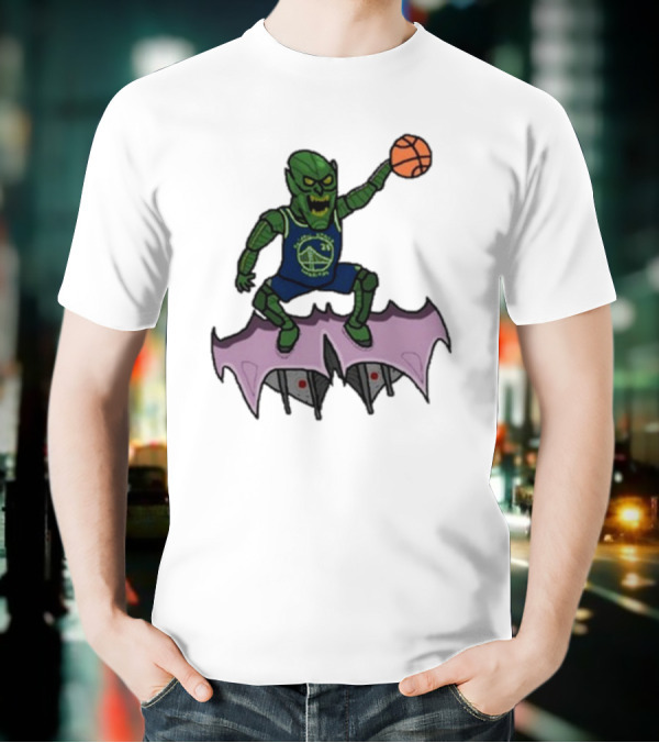 Golden State Warriors Draymond Green Goblin Basketball Crossover T-Shirt