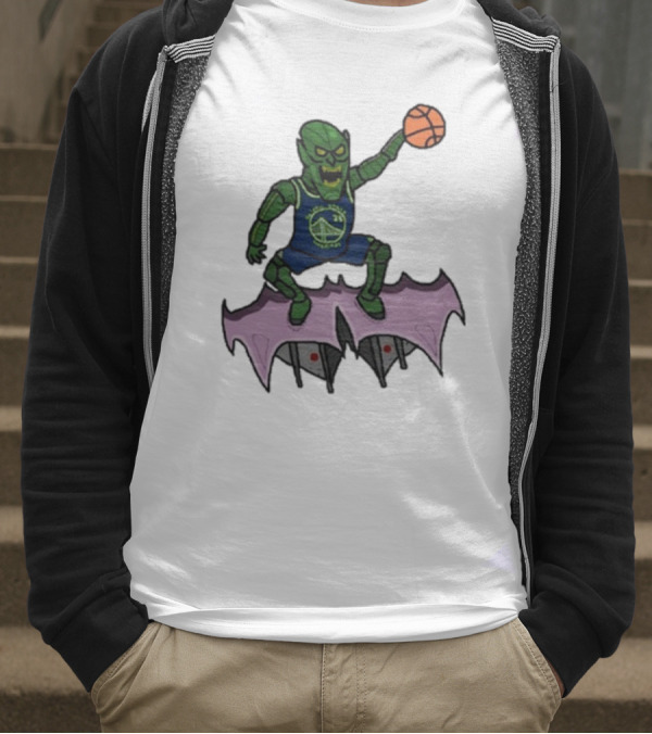 Golden State Warriors Draymond Green Goblin Basketball Crossover T-Shirt