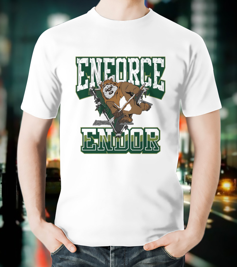 Enforce Endor Hockey Ewok Warrior T-Shirt