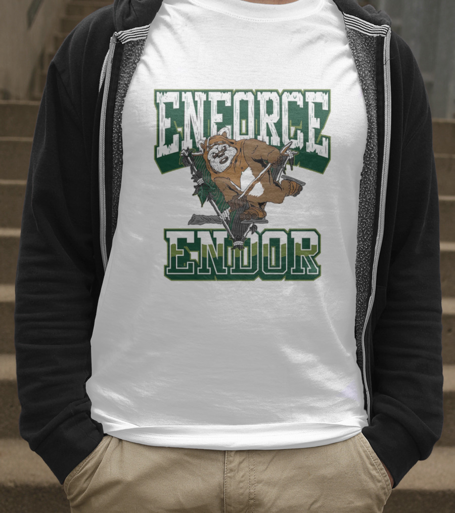 Enforce Endor Hockey Ewok Warrior T-Shirt