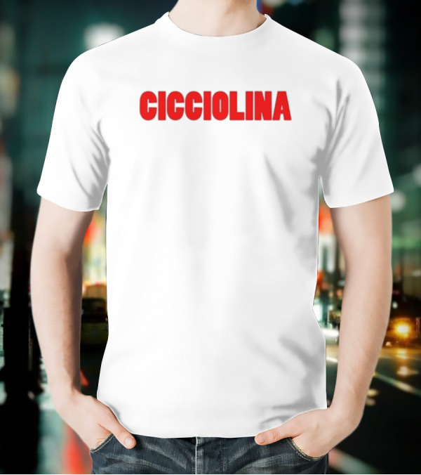 Erika Vikman Cicciolina Red Bold Statement T-Shirt