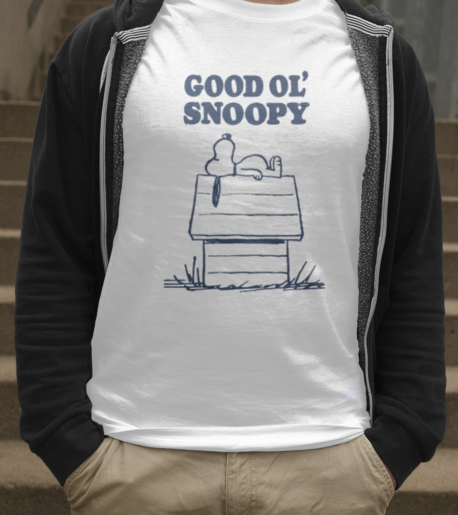 Good Ol’ Snoopy Lying On Doghouse T-Shirt