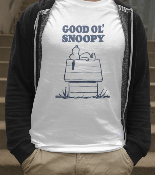 Good Ol’ Snoopy Lying On Doghouse T-Shirt