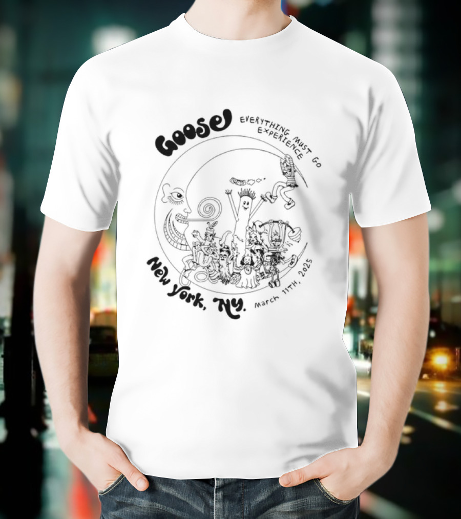 Goose Everything Must Go Experience With Skeleton Vibes T-Shirt