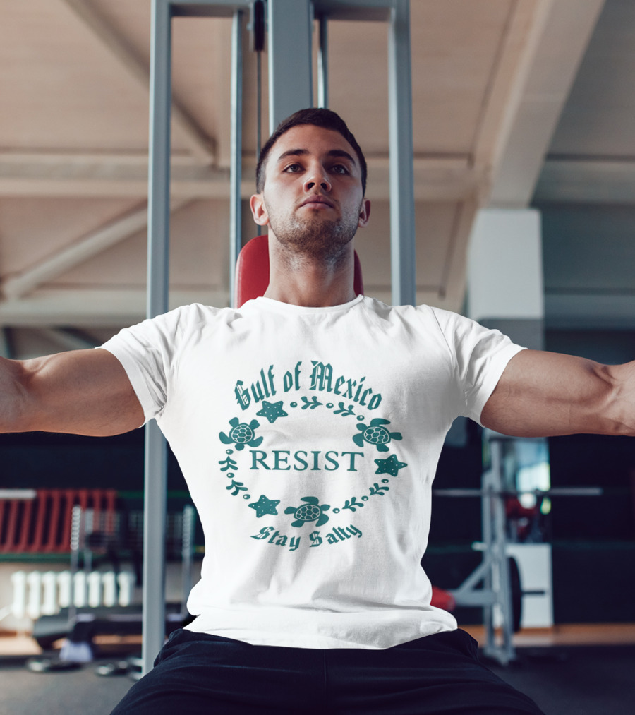 Gulf Of Mexico Resist Stay Salty Turtle T-Shirt