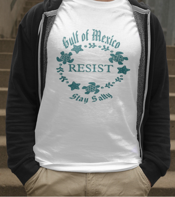 Gulf Of Mexico Resist Stay Salty Turtle T-Shirt