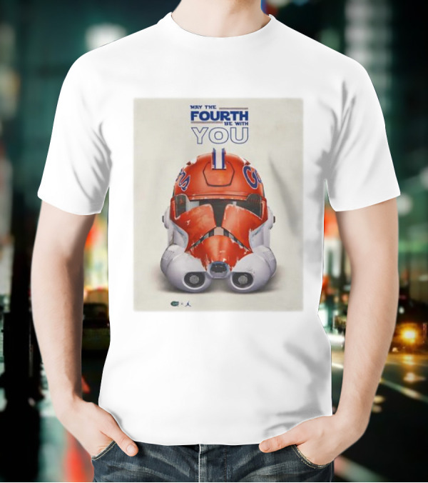 May The Fourth Be With You Florida Gators Helmet T-Shirt