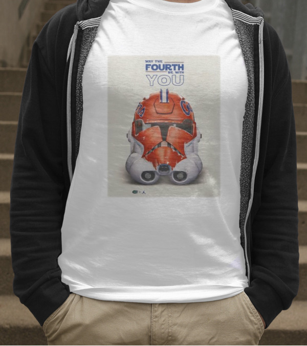 May The Fourth Be With You Florida Gators Helmet T-Shirt