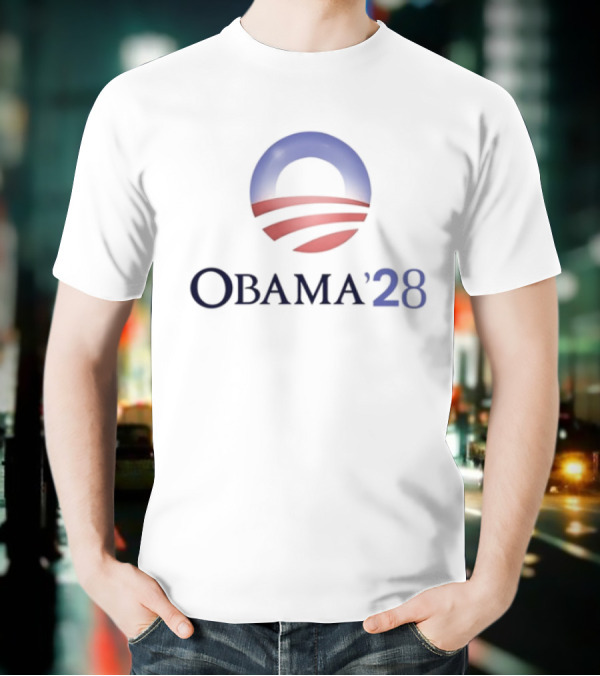 Friendsofthepod Obama '28 Logo T-Shirt