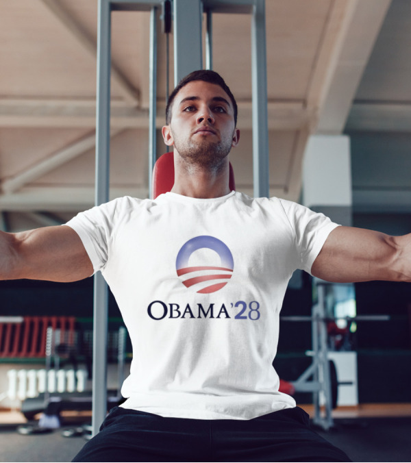 Friendsofthepod Obama '28 Logo T-Shirt