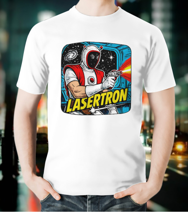 Héctor Guerrero Professional Wrestler Lasertron Space Adventure T-Shirt