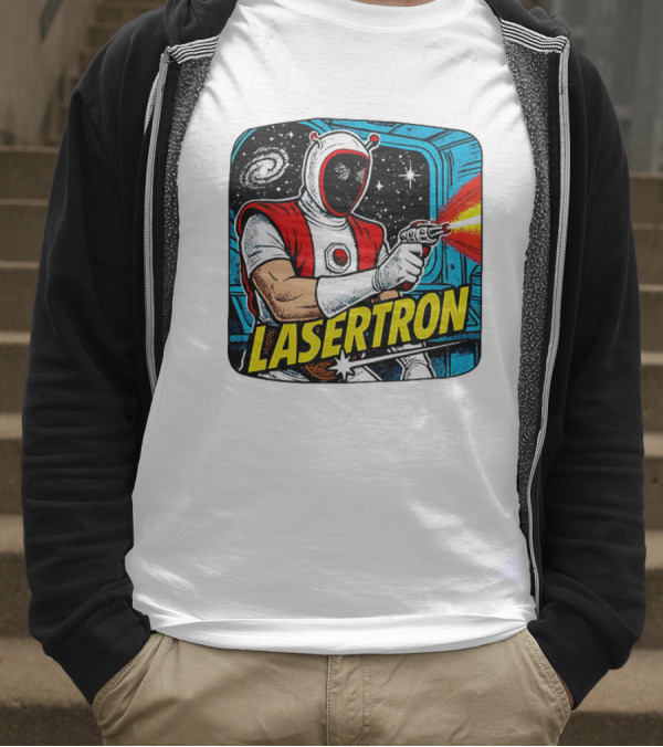 Héctor Guerrero Professional Wrestler Lasertron Space Adventure T-Shirt