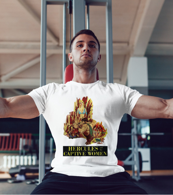Hercules And The Captive Women Classic Movie Vintage Art T-Shirt