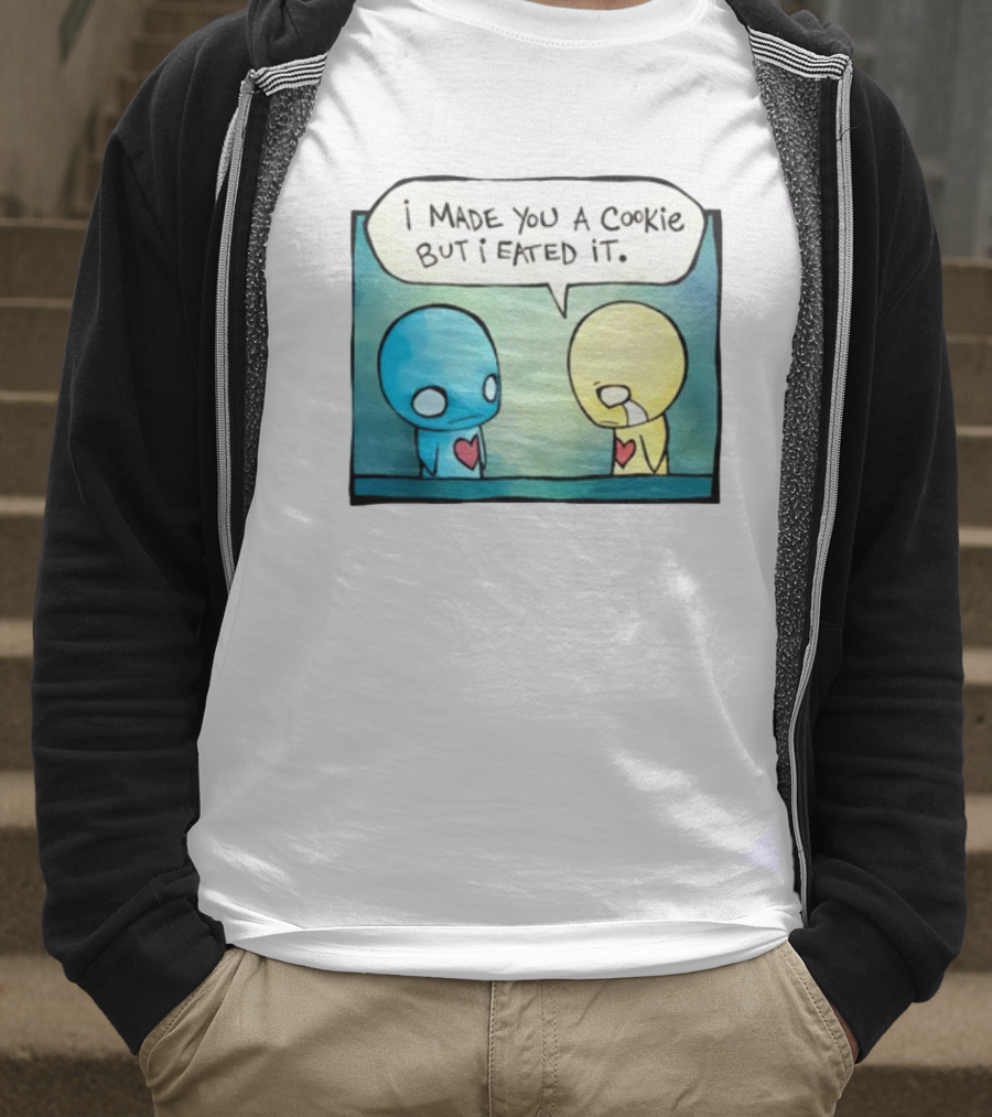 Hot Topic Pon And Zi Comic I Made You A Cookie But I Eated It T-Shirt
