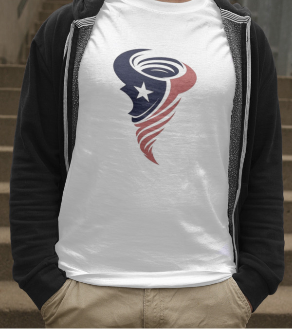 Houston Cyclones Tornado Star Symbol T-Shirt