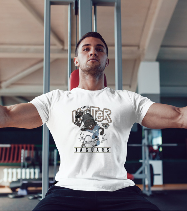 Big Hunter Jaguars Running Football 14 T-Shirt
