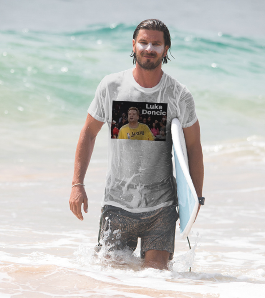 Luka Doncic James Corden Lakers NBA Fan T-Shirt