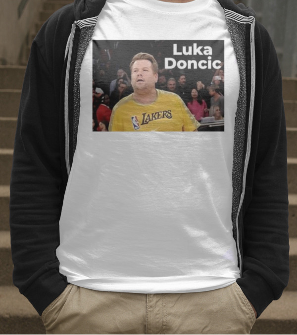 Luka Doncic James Corden Lakers NBA Fan T-Shirt