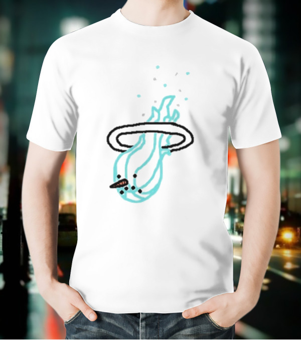 Jimmy Butler Miami Cold Drip NBA Basketball Star Cigar Illustration T-Shirt