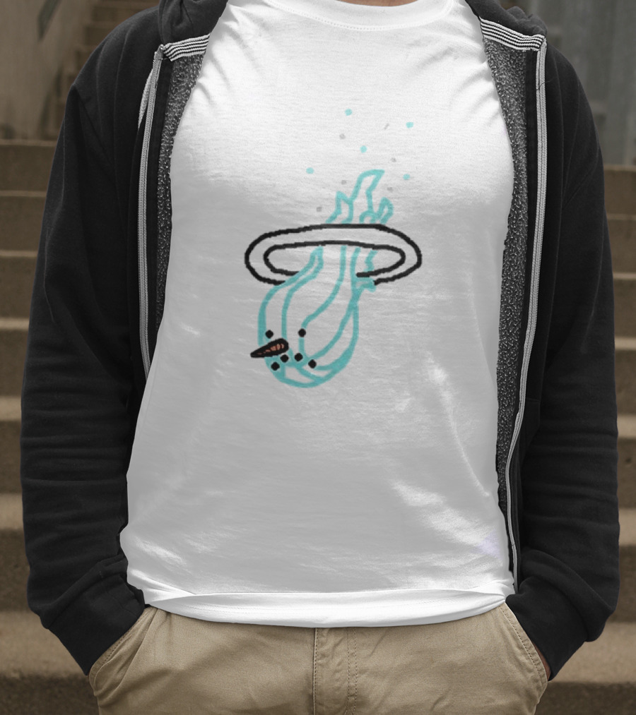 Jimmy Butler Miami Cold Drip NBA Basketball Star Cigar Illustration T-Shirt