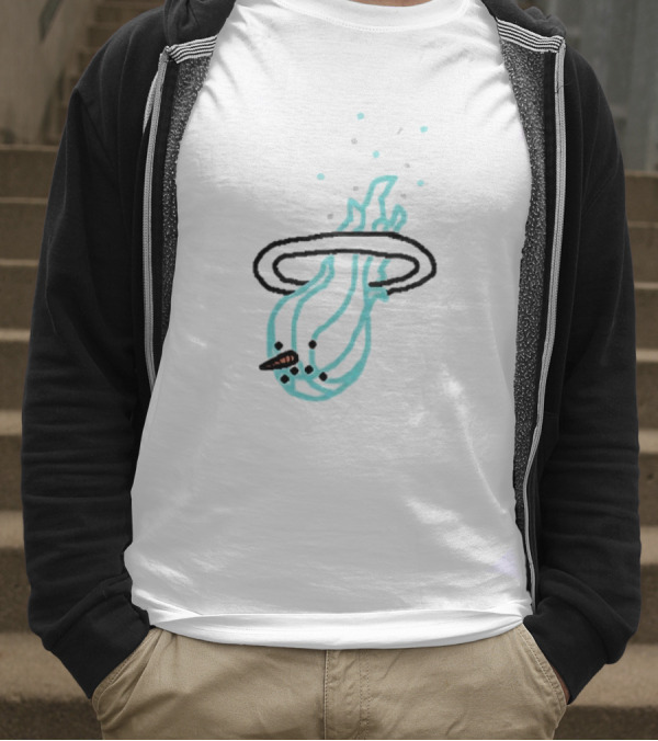 Jimmy Butler Miami Cold Drip NBA Basketball Star Cigar Illustration T-Shirt